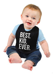 Best Kid Ever Infant Baby Bib-Direct To Garment Print-Brisco Baby