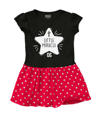 Little Miracle Baby Polka Dot Skirt Dress-Direct To Garment Print-Brisco Baby
