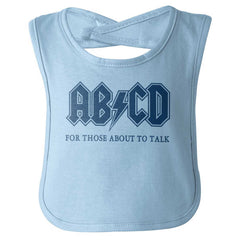 AB CD Infant Baby Bib-Direct To Garment Print-Brisco Baby