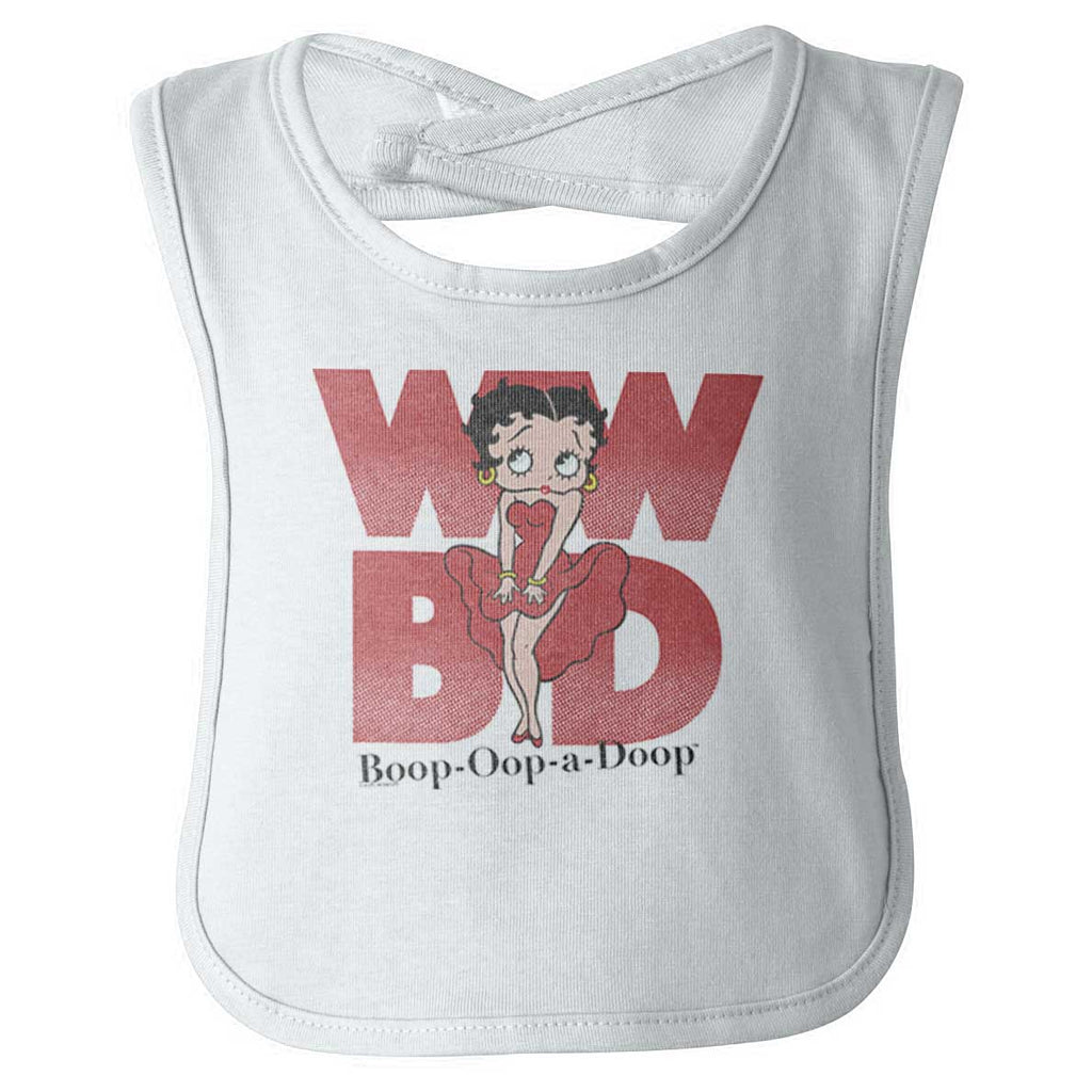 Blowing Dress Infant Baby Bib-Direct To Garment Print-Brisco Baby