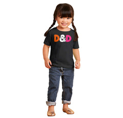 Dungeons Fantasy Tabletop Gamer Infant Toddler T Shirt-Direct To Garment Print-Brisco Baby