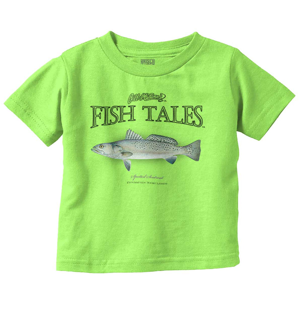 Spotted Seatrout Infant Toddler T Shirt-Direct To Garment Print-Brisco Baby