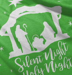 Silent Night Infant Toddler T Shirt-Direct To Garment Print-Brisco Baby