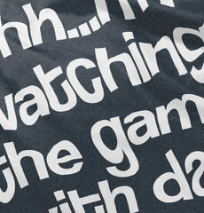 Watching the Game Toddler Football Jersey Tee-Direct To Garment Print-Brisco Baby