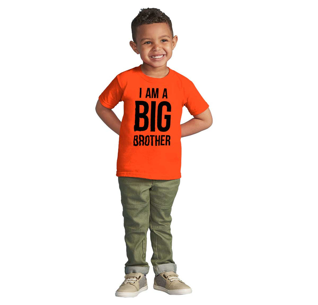 I Am A Big Brother Infant Toddler T Shirt-Direct To Garment Print-Brisco Baby