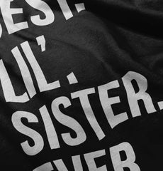 Best Lil Sister Ever Romper Bodysuit-Direct To Garment Print-Brisco Baby