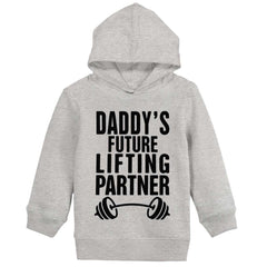 Lifting Partner Toddler Pullover Hoodie-Direct To Garment Print-Brisco Baby