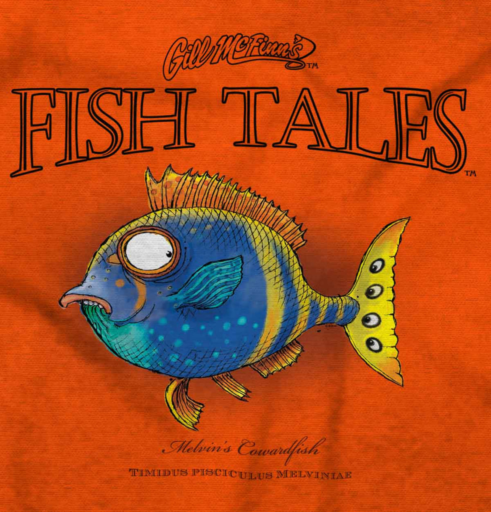 Melvin's Cowardfish Infant Toddler T Shirt-Direct To Garment Print-Brisco Baby