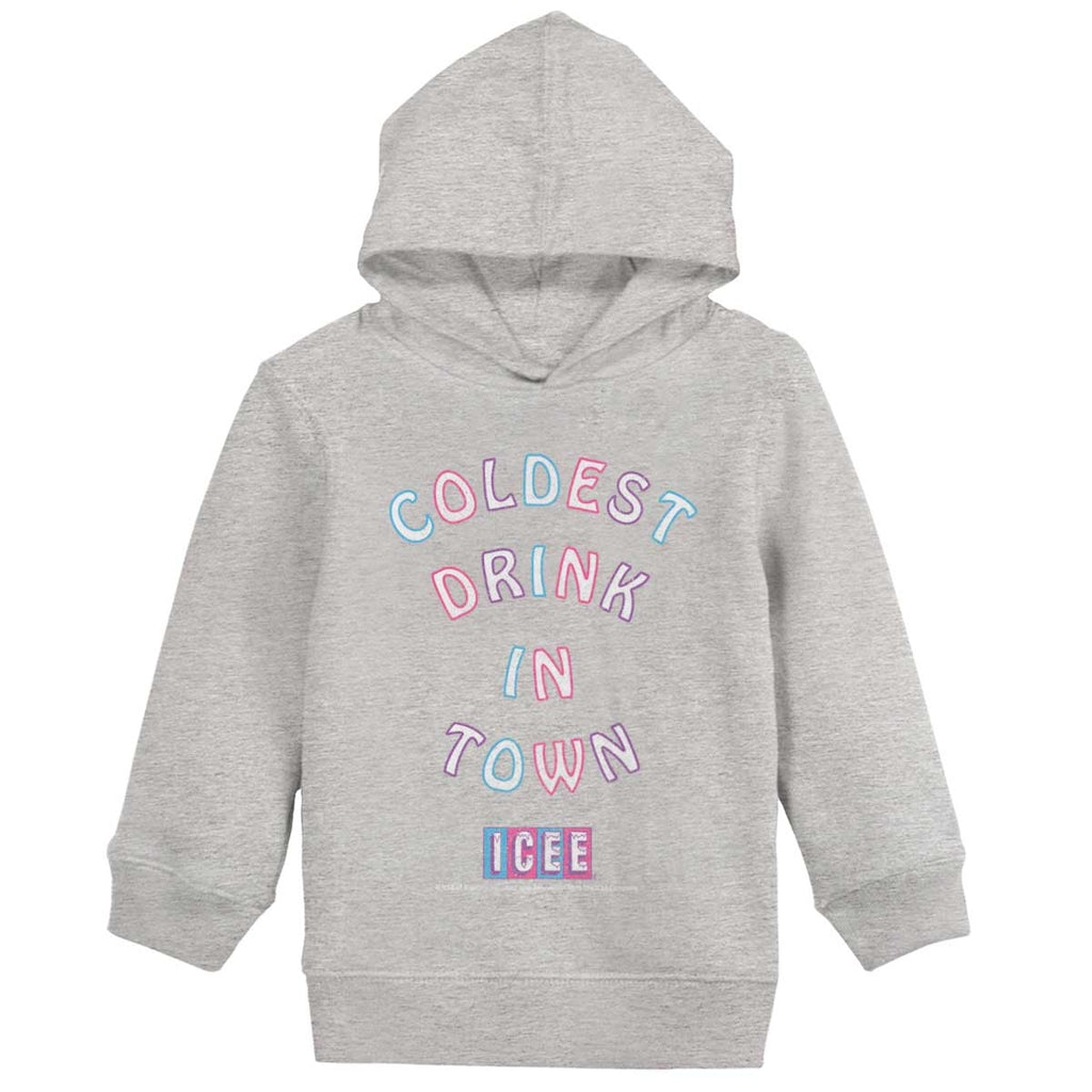 Coldest Drink In Town Toddler Pullover Hoodie-Direct To Garment Print-Brisco Baby