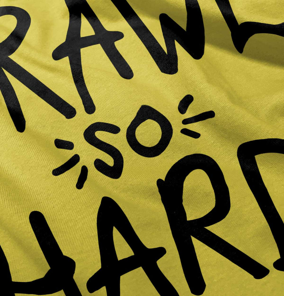 Crawl So Hard Romper Bodysuit-Direct To Garment Print-Brisco Baby