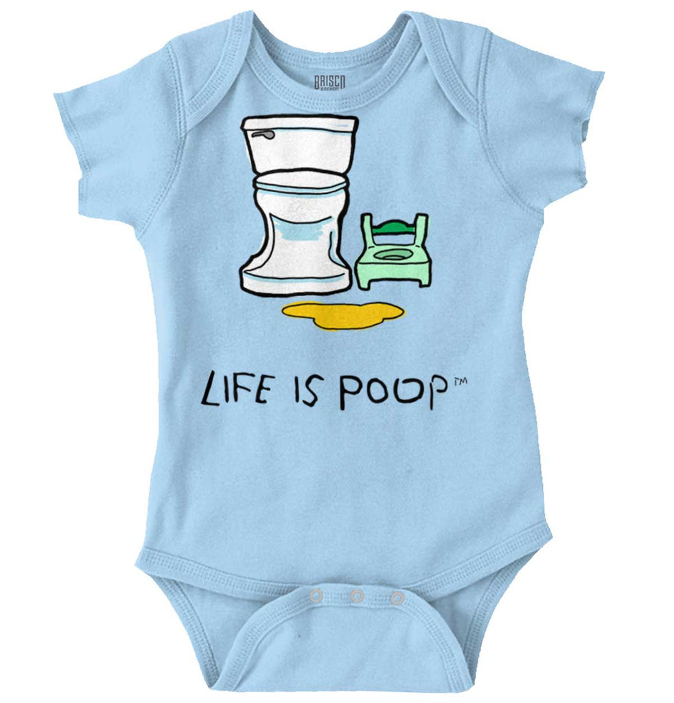 Potty Train Romper Bodysuit-Direct To Garment Print-Brisco Baby