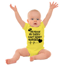 Can't Resist Nurses Romper Bodysuit-Direct To Garment Print-Brisco Baby