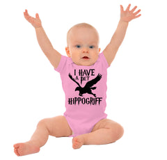 Pet Hippogriff Romper Bodysuit-Direct To Garment Print-Brisco Baby