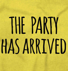 The Party Has Arrived Romper Bodysuit-Direct To Garment Print-Brisco Baby