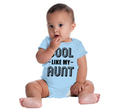 Cool Like My Aunt Romper Bodysuit-Direct To Garment Print-Brisco Baby