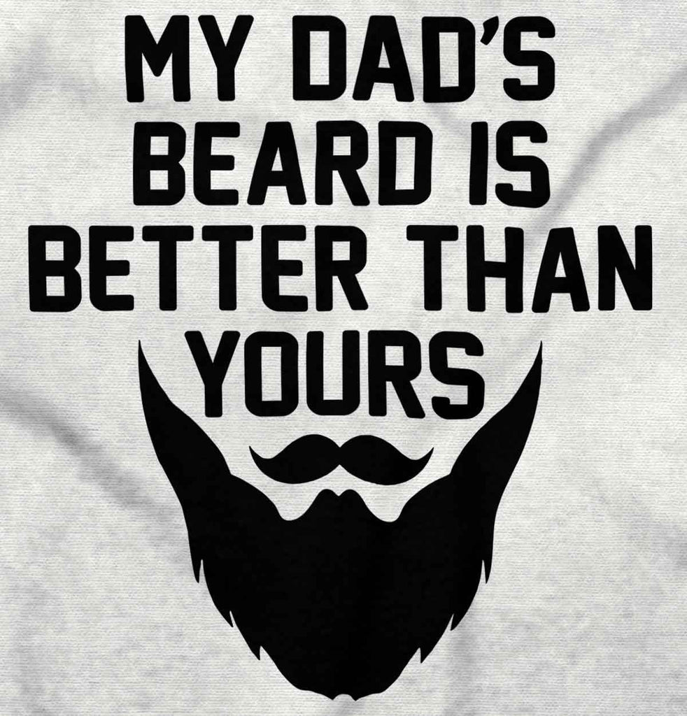 Dad's Beard Toddler Baseball-Direct To Garment Print-Brisco Baby