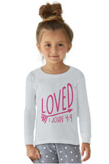 Loved Solid Baby Pajama Top-Direct To Garment Print-Brisco Baby