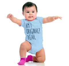 Am I Original? Romper Bodysuit-Direct To Garment Print-Brisco Baby