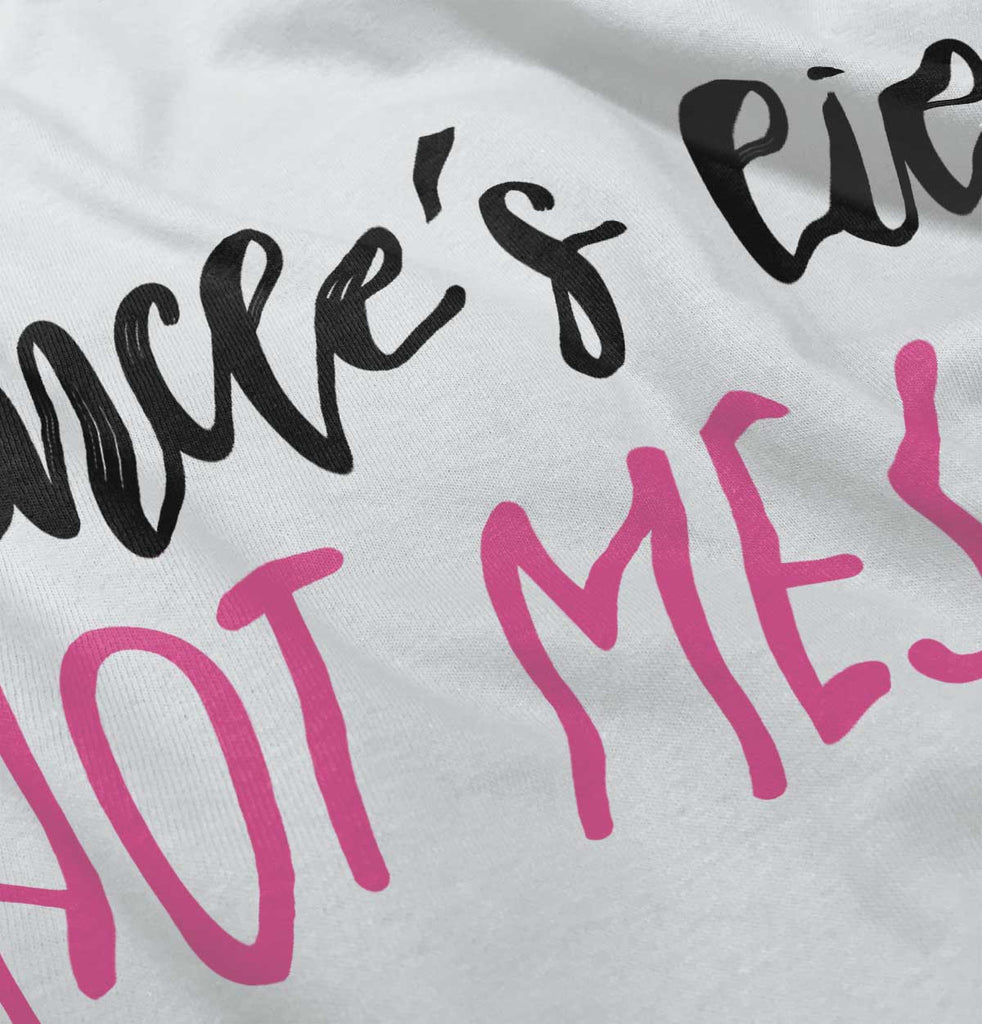 Uncle's Lil Hot Mess Romper Bodysuit-Direct To Garment Print-Brisco Baby