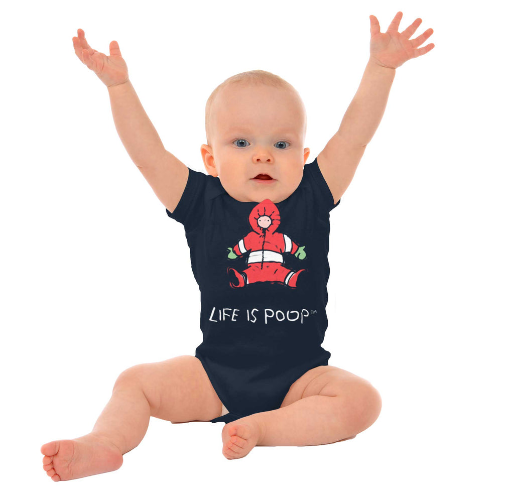 Winter Jacket Romper Bodysuit-Direct To Garment Print-Brisco Baby