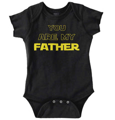 You Are My Father Romper Bodysuit-Direct To Garment Print-Brisco Baby