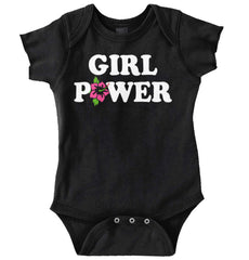 Girl Power Romper Bodysuit-Direct To Garment Print-Brisco Baby
