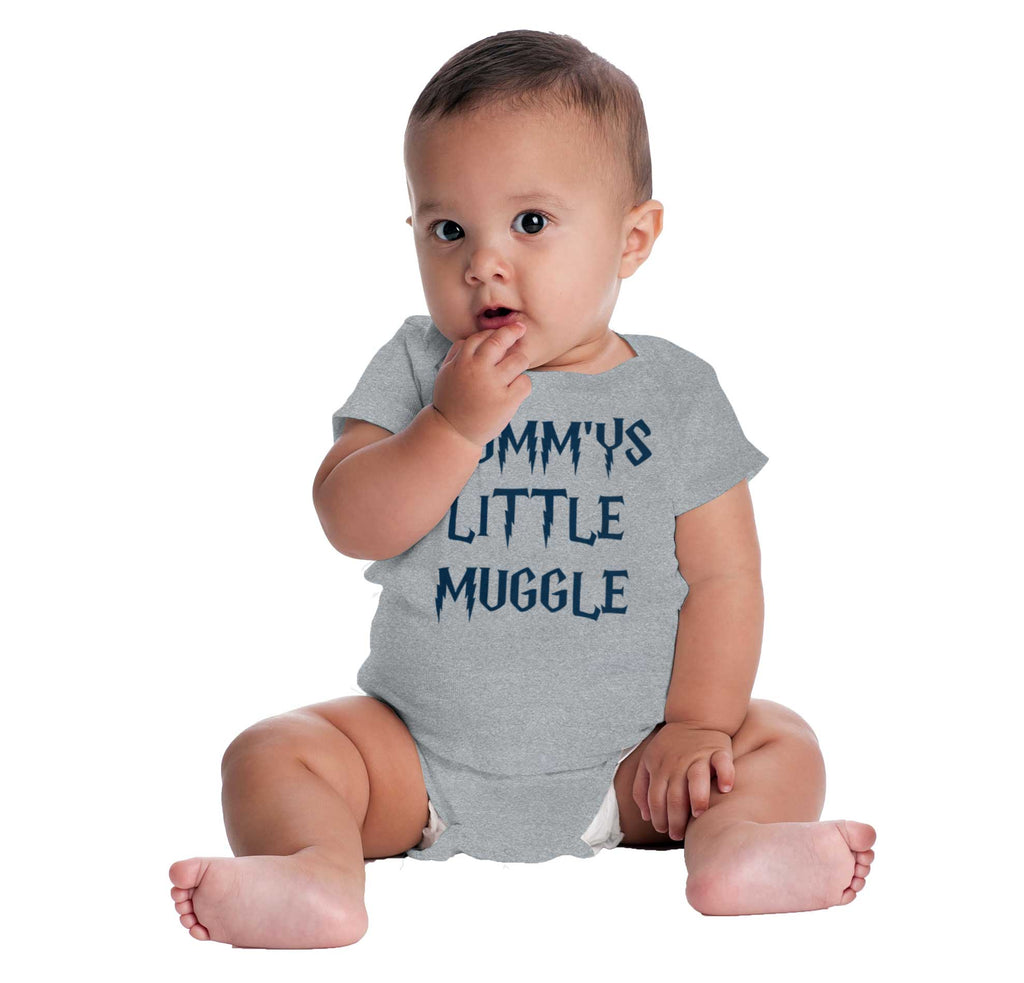 Mommy's Little Muggle Romper Bodysuit-Direct To Garment Print-Brisco Baby