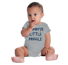 Mommy's Little Muggle Romper Bodysuit-Direct To Garment Print-Brisco Baby