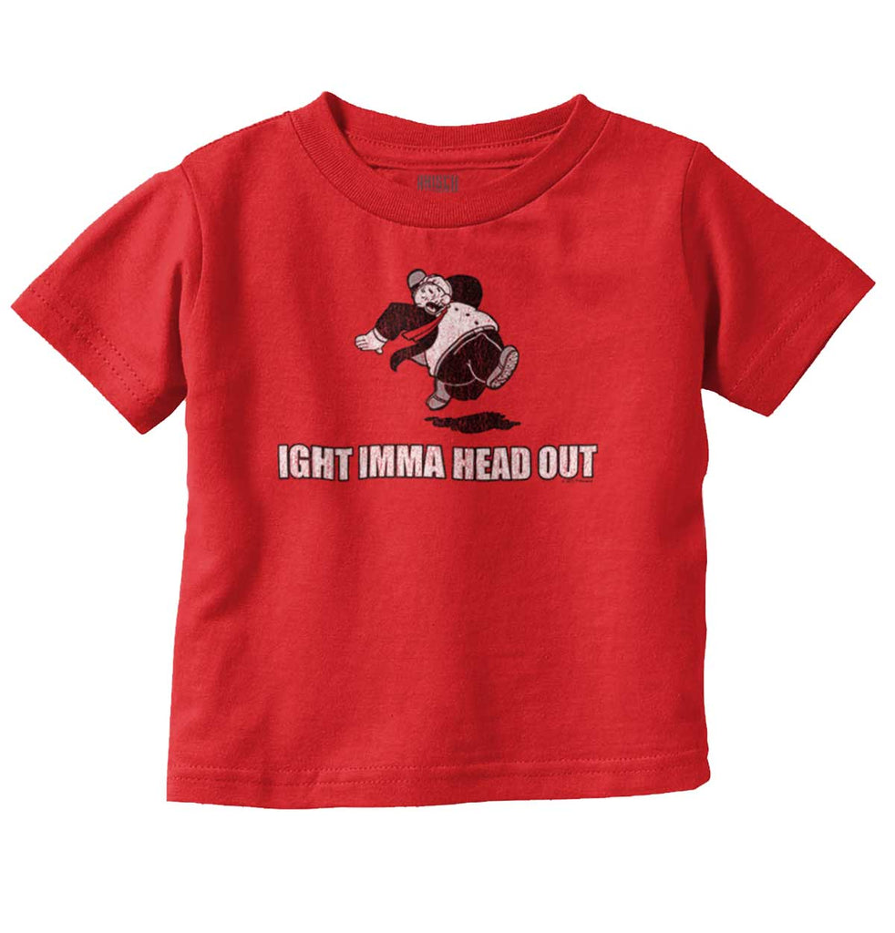 Imma Head Out Infant Toddler T Shirt-Direct To Garment Print-Brisco Baby