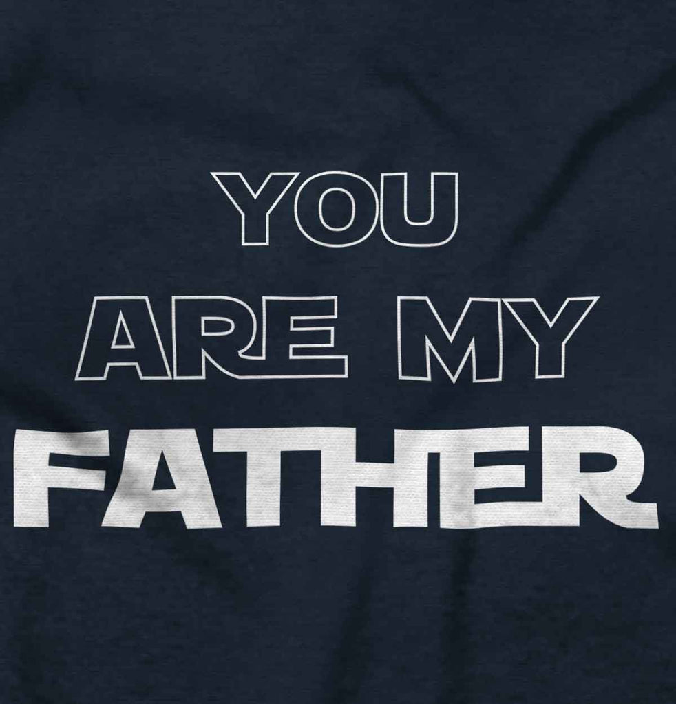You Are My Father Ringer Romper Bodysuit-Direct To Garment Print-Brisco Baby