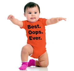Best Oops Ever Romper Bodysuit-Direct To Garment Print-Brisco Baby