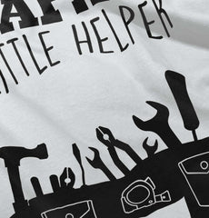 Papa's Little Helper Romper Bodysuit-Direct To Garment Print-Brisco Baby