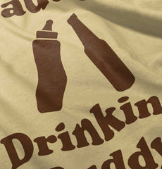 Drinking Buddy Romper Bodysuit-Direct To Garment Print-Brisco Baby