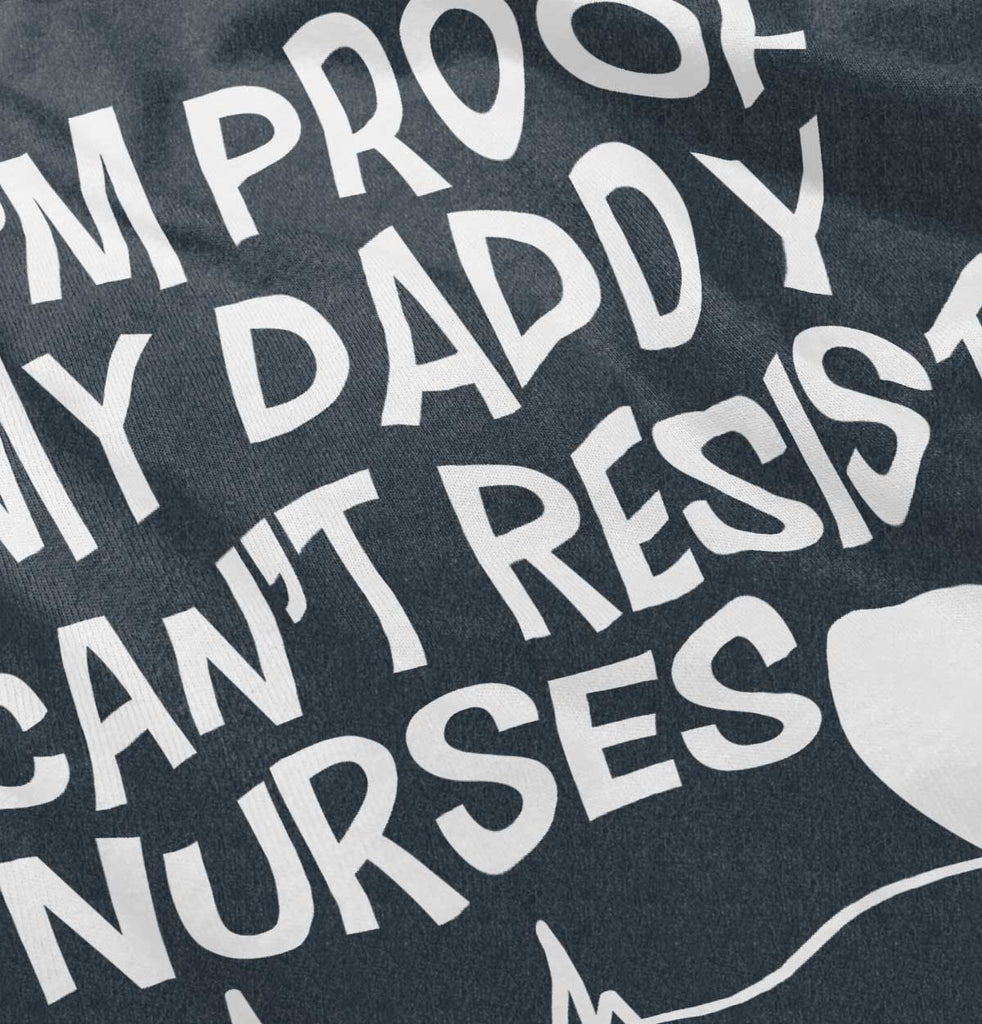 Can't Resist Nurses Football Romper Bodysuit-Direct To Garment Print-Brisco Baby