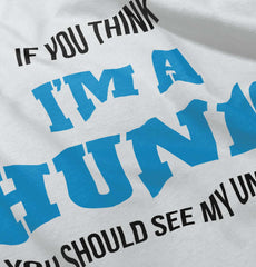 I'm A Hunk Romper Bodysuit-Direct To Garment Print-Brisco Baby