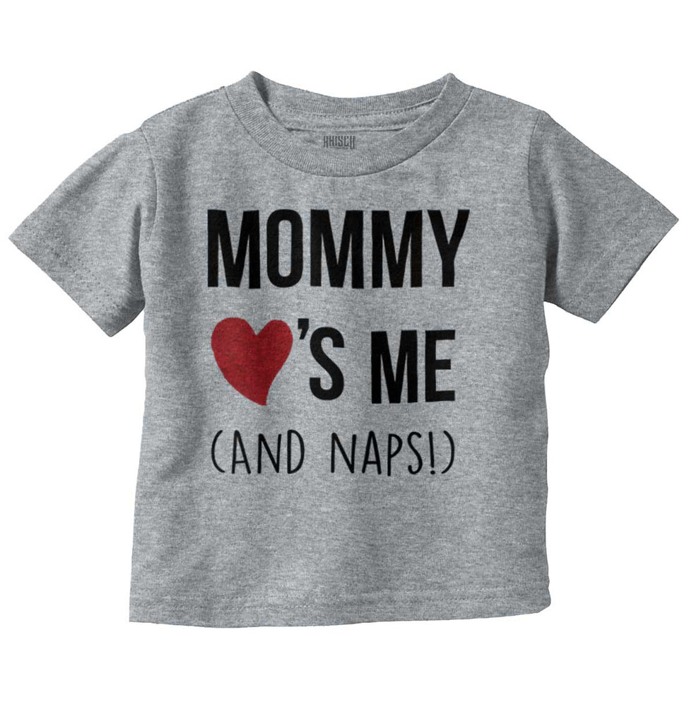Mommy Loves Me Infant Toddler T Shirt-Direct To Garment Print-Brisco Baby