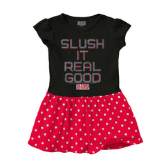 Slush It Real Good Baby Polka Dot Skirt Dress-Direct To Garment Print-Brisco Baby