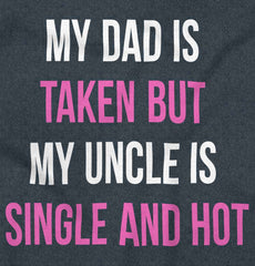 Dad Taken Uncle Sing Toddler Football Jersey Tee-Direct To Garment Print-Brisco Baby