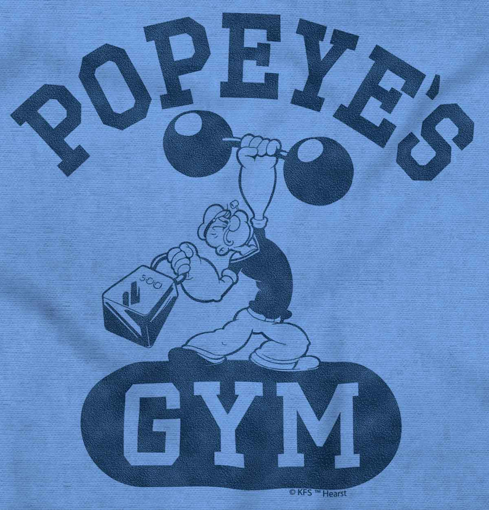 Popeye's Gym Toddler Baseball-Direct To Garment Print-Brisco Baby