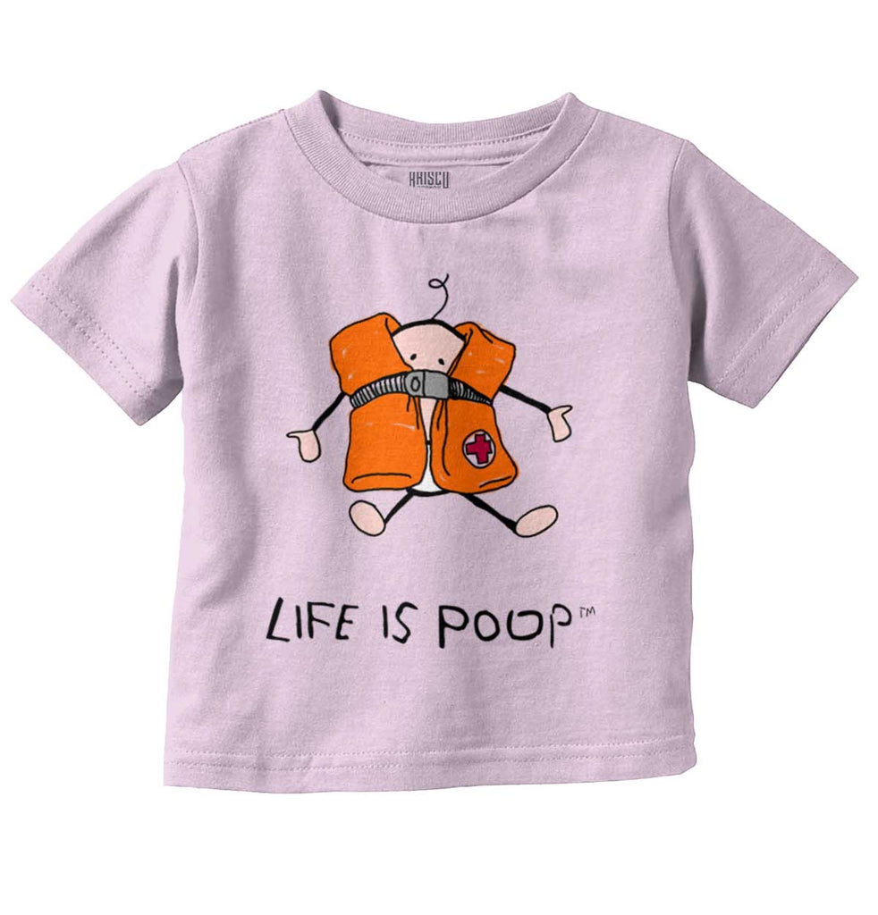 Baby Life Vest Infant Toddler T Shirt-Direct To Garment Print-Brisco Baby