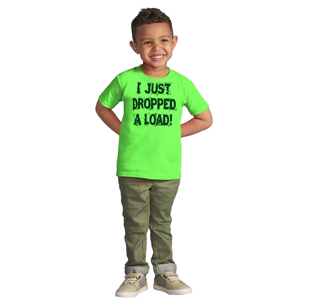 Dropped Load Infant Toddler T Shirt-Direct To Garment Print-Brisco Baby