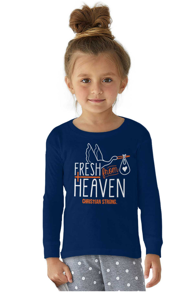 Fresh From Heaven Solid Baby Pajama Top-Direct To Garment Print-Brisco Baby