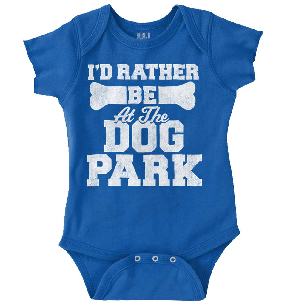 Dog Park Romper Bodysuit-Direct To Garment Print-Brisco Baby
