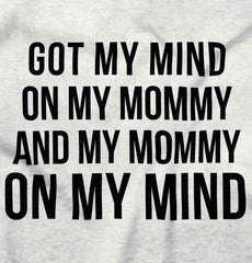 Mind On Mommy Infant Toddler T Shirt-Direct To Garment Print-Brisco Baby