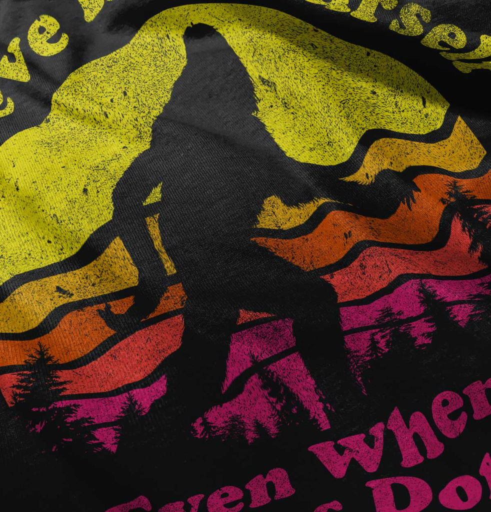 Believe In Bigfoot Infant Toddler T Shirt-Direct To Garment Print-Brisco Baby