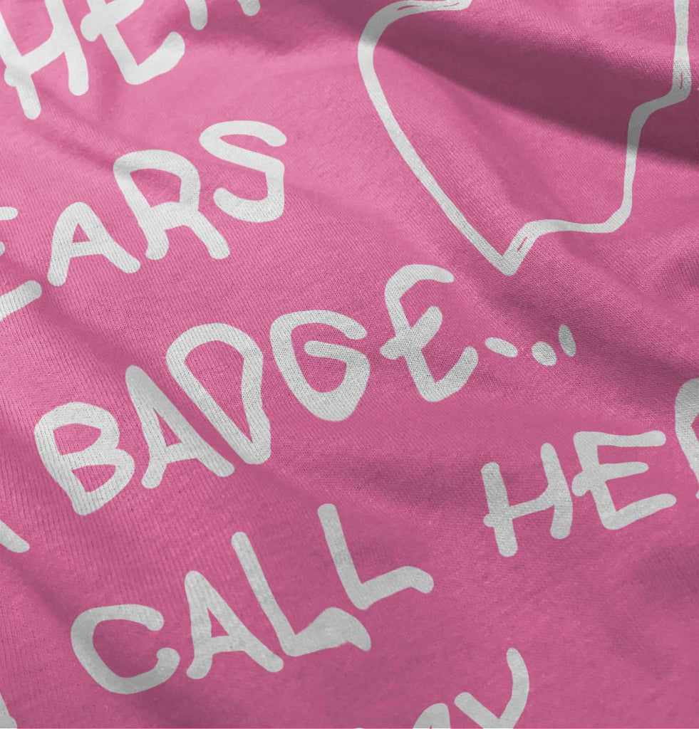 Hero Wears Badge Baby Polka Dot Skirt Dress-Direct To Garment Print-Brisco Baby