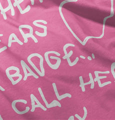 Hero Wears Badge Baby Polka Dot Skirt Dress-Direct To Garment Print-Brisco Baby