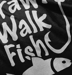 Crawl Walk Fish Toddler Baseball-Direct To Garment Print-Brisco Baby