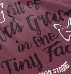 Gods Grace Tiny Face Toddler Football Jersey Tee-Direct To Garment Print-Brisco Baby