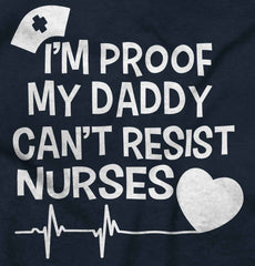 Can't Resist Nurses Infant Toddler T Shirt-Direct To Garment Print-Brisco Baby